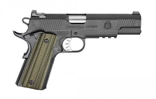 Springfield Armory 1911 TRP Single 10mm 5 8+1 Dirty Olive G-10 Grip