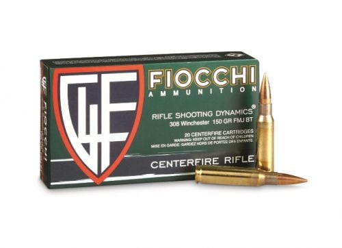 Fiocchi  Shooting Dynamics 308 Winchester Ammo 150gr Full Metal Jacket 20 Round Box