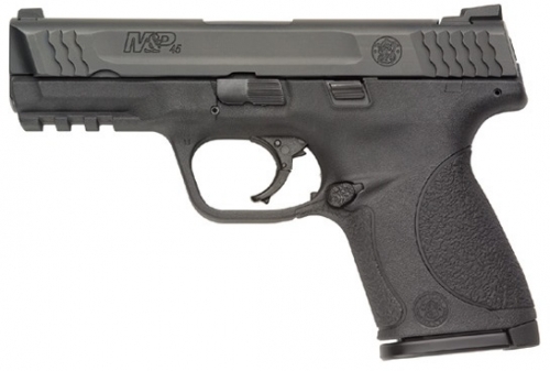 Smith & Wesson M&P 45 Compact 45 ACP 4 8+1 Black Stainless Steel Interchangeable Backstrap Grip