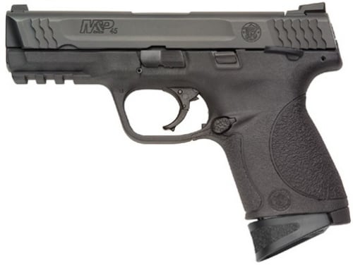 Smith & Wesson LE M&P 45 Compact Double 45 Automatic Colt Pistol (ACP) 4 8+1 Black Interchangeable Backstrap Grip Black