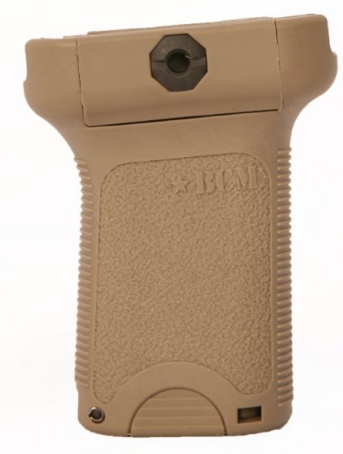 Bravo VGSFDE BCMGunfighter AR-15 Short Vertical Grip Polymer/Rubber FDE