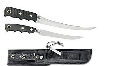 Knives Of Alaska Fillet Knife Combo w/Black SureGrip Handles