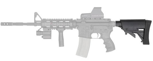 Advanced Technology Buttstock For AR15 Rifle
