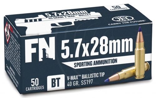 FNH USA  5.7X28mm 40gr V-Max 50rd box
