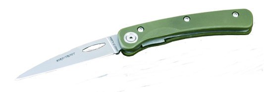 Knives Of Alaska Featherlight Bird/Trout w/Wharncliffe Blade/G10 OD Green Handle