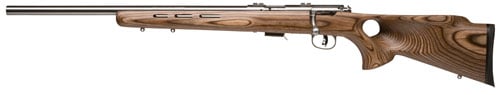 Savage .17 HMR Left Hand/21 Stainless Barrel/Laminated Vented
