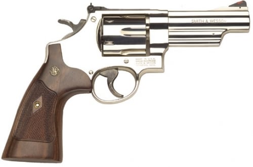 Smith & Wesson Model 57 Nickel 4 41 Magnum Revolver