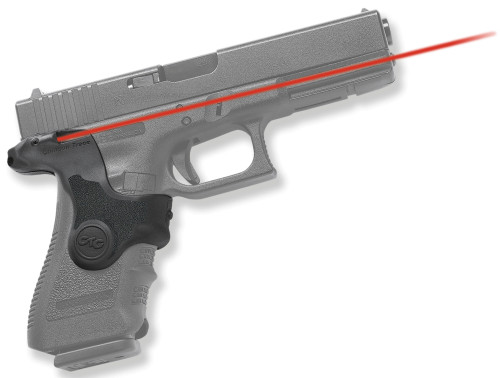 Crimson Trace 0124301 Lasergrips Compatible w/Glock Gen3 17/17L/19/22/23/31/32/34/35/37/38,Red Laser Black Polymer