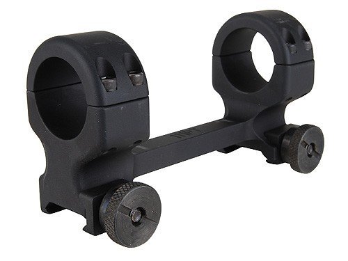 DNZ Products Matte Black Base/Ring Combo For AR15 Type w/Fla