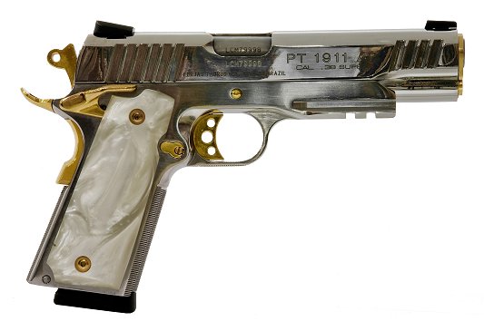 Taurus 45 ACP Model 1911 5 Barrel Stainless Finish Pearl Gr