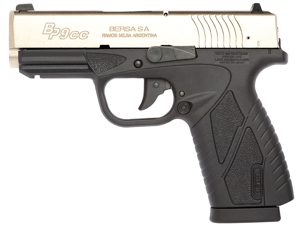 Bersa BP9DTCC BP9 Concealed Carry 8+1 9mm 3.3