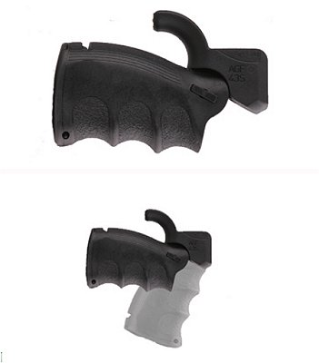 Fab Defense Black Composite Ergonomic AR15 Pistol Grip