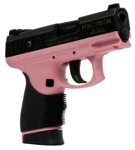 Taurus 40 Cal Model 24/7 4 Barrel w/ Compensater/Blued/Pink