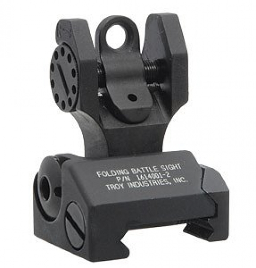 Troy Black Rear Folding Battle Sight