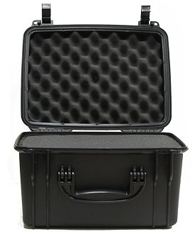 Seahorse SE540F Waterproof Handgun Case 15x12x9 Polylac 727 ABS Black