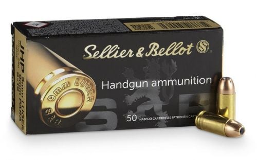 SELLIER & BELLOT 9mm Jacketed Hollow Point 115 GR