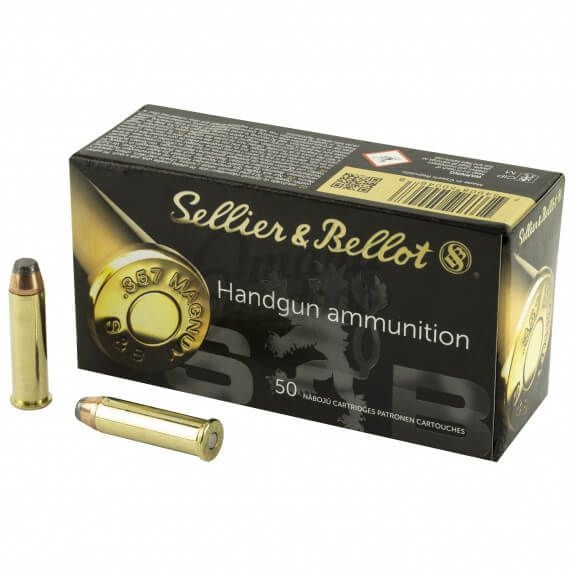 SELLIER & BELLOT 357 Remington Magnum Soft Point 158gr 50rd box