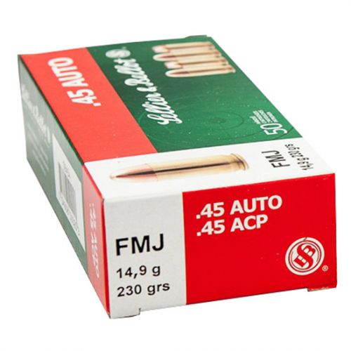 Sellier & Bellot Full Metal Jacket 45 GAP Ammo 50 Round Box