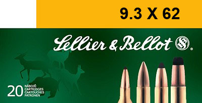 SELLIER & BELLOT 9.3mmX62 Mauser Soft Point 285 GR 2