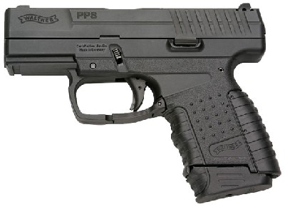 Walther Arms PPS Standard 9mm 3.2 6+1 Polymer Grip Blac