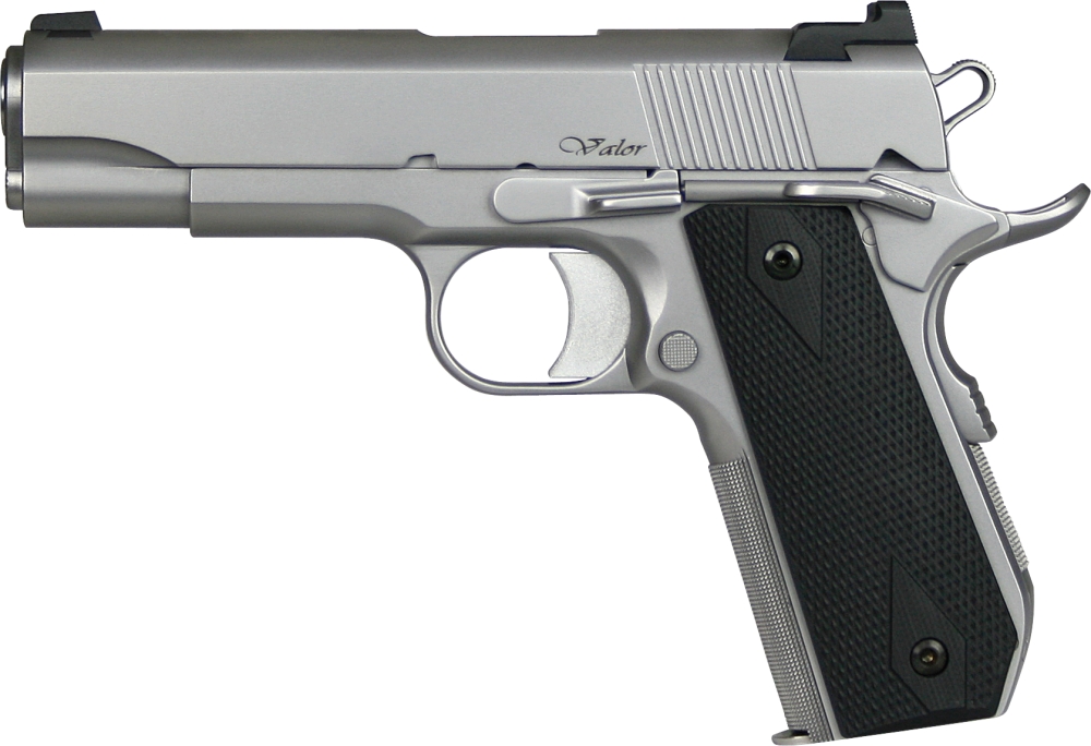 Dan Wesson 01982 DW V-BOB 45 ACP 4.25 8+1 Blk/Gray G10 Grip Matte SS