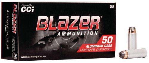 CCI Blazer  44 Remington Mag Ammo JHP 240gr  50 Round Box - 3564