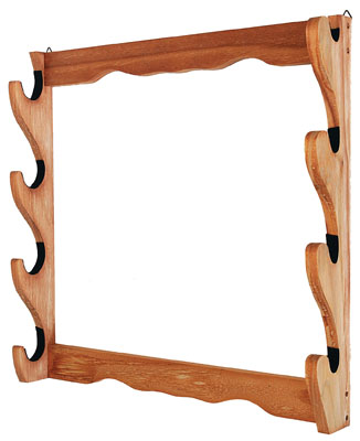 Allen Four Gun Wooden Wall Rack