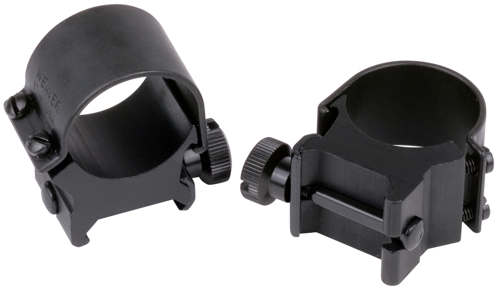 Weaver High Detachable Top Mount Rings w/Gloss Black Finish
