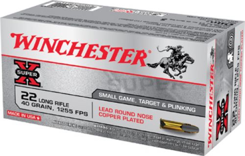 Winchester  .22 LR  Super X 40gr 50/box Lead Round