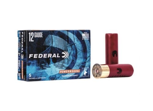 Federal 12 Ga. 3 Magnum 15 Pellets #00 Lead Buckshot 5rd