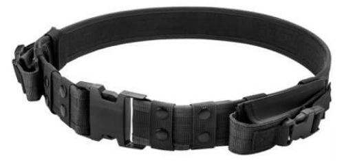 Barska CX-600 Black Tactical Belt Polyester One Size Fits Most