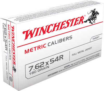 Winchester 7.62X54 Russian Metric 180 Grain Full Metal Jacke