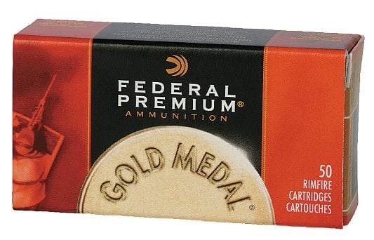 Federal Gold Metal Target  22 LR  40 Grain Lead Round nose  50rd box