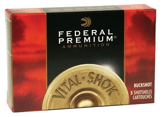Federal Premium 12 Ga. 2 3/4 Magnum 34 Pellets #4 Lead Buck