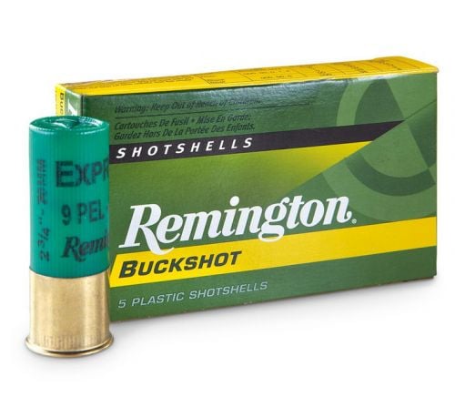 Remington 12 GA 3 15 Pel. #00 Lead Buckshot 5rd box