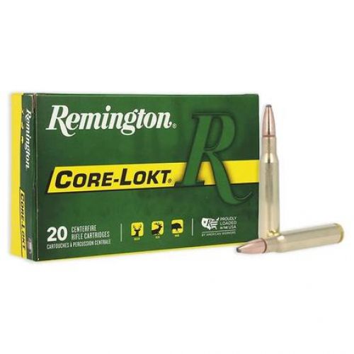 Remington Core-Lokt Ammo  30-06 Springfield Jacketed Soft Point  125gr 20 Round Box