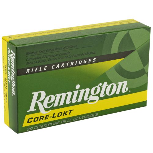 Remington Core-Lokt Rifle Ammunition .300 Win Mag 180 gr PSP 2960 fps 20/ct