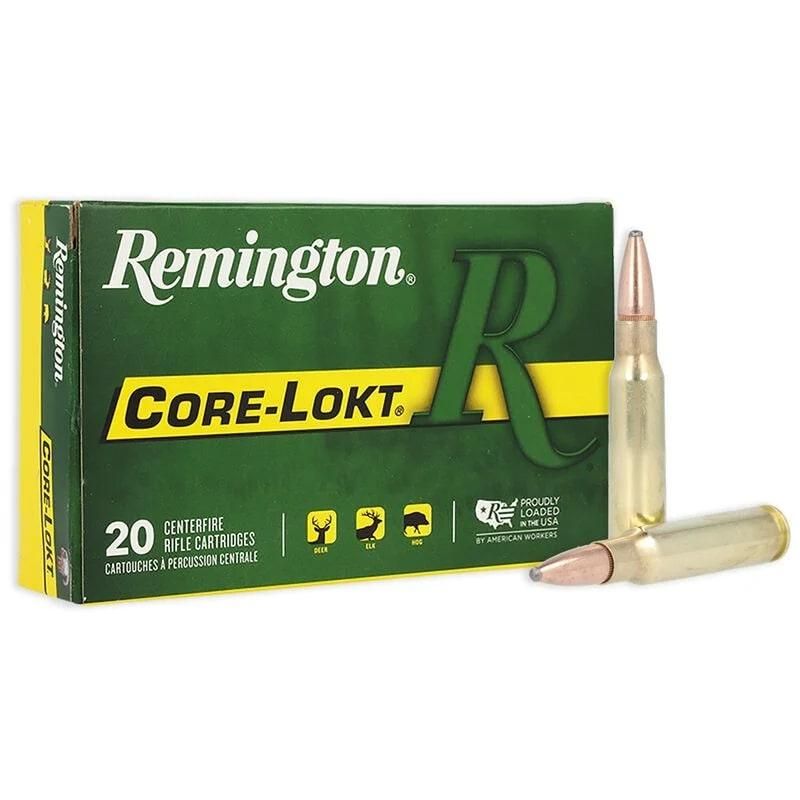 Remington Core-Lokt .308 Winchester  150 Grain Core-Lokt Pointed Soft Point 20rd box