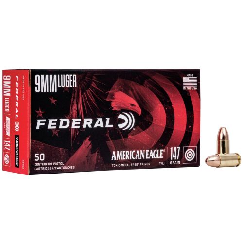 American Eagle Total Metal Jacket 50RD 147gr 9mm