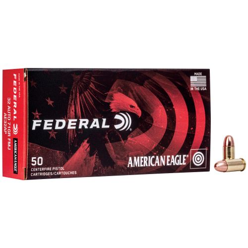 Federal American Eagle 32Auto Full Metal Jacket  71gr 50rd box