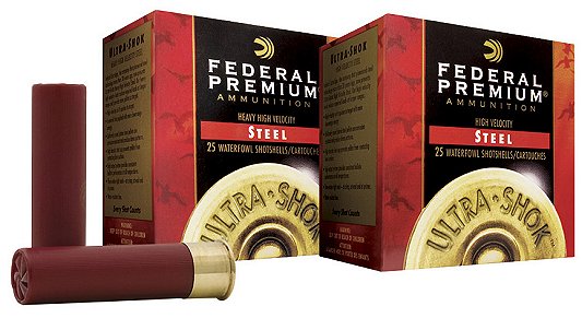 Federal Ultra Shok 10 Ga. 3 1/2 1 1/2 oz, #T Steel Round