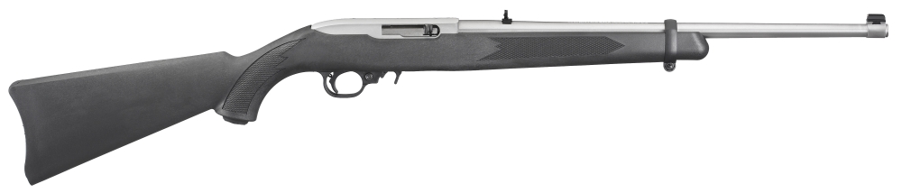 Ruger 10/22 Carbine .22 LR 18.5 Stainless Barrel Black Synthetic Stock 10+1