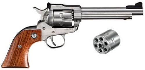 Ruger Single-Six Convertible Stainless/Rosewood 5.5 22 Long Rifle / 22 Magnum Revolver