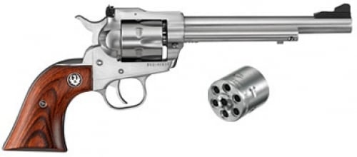 Ruger Single-Six Convertible Stainless/Rosewood 6.5 22 Long Rifle / 22 Magnum Revolver