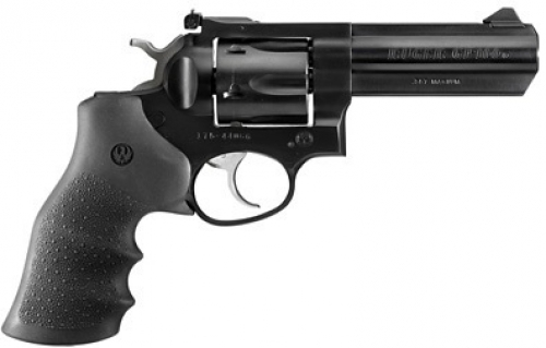 Ruger GP-100 357 Mag 4in, Blued, Hogue Monogrip