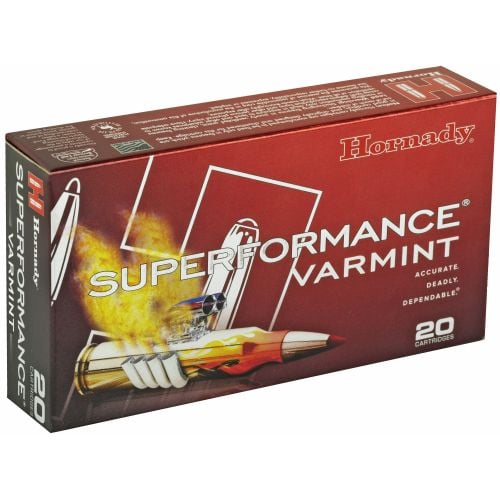 Hornady Superformance Rifle Ammunition .222 Rem 50 gr V-MAX 3395 fps - 20/box