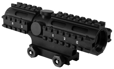 NCStar Tact 3-Rail 4x 32mm Obj FOV Tube Dia Black