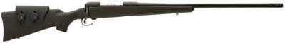Savage Model 111 Long Range Hunter Bolt Action Rifle 7mm Remington Magnum 26  3 Rounds Matte Black Synthetic AccuStock Ma