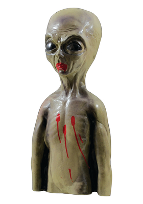 3D Mutilating Zombie Torso Training Target - Alien Zombie