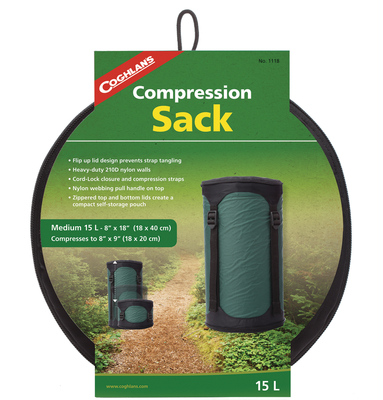 Compression Sack 15L 8x18 Inches Green